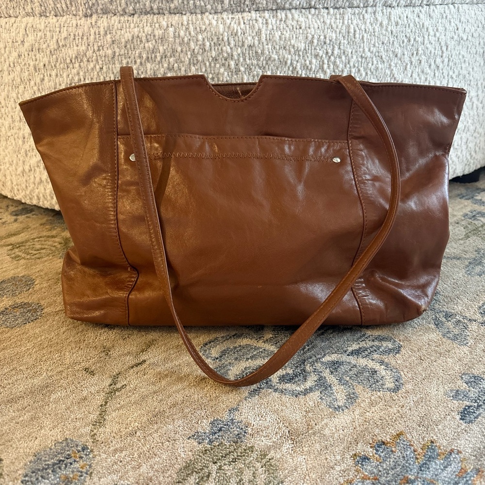 Latico Brown Leather Tote Bag